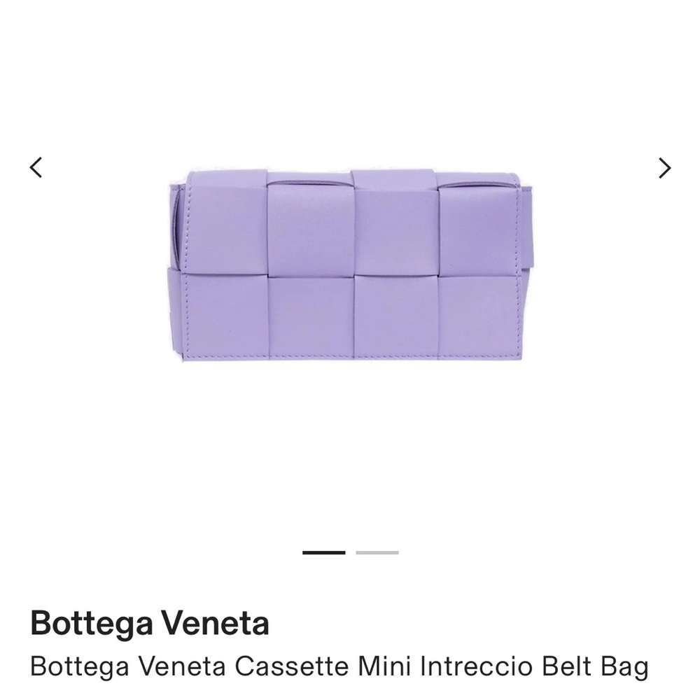 Mini Bottega Veneta Purple Cassette bag
